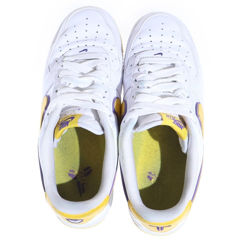 NIKE(ナイキ) Air Force 1 Low Retro QS KB エアフォース1ロー レトロ クイックストライク コービー・ブライアント ホワイト/イエロー/パープル US9/27cm FZ1151-100