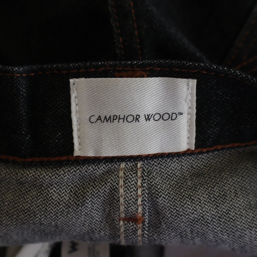 Wrangler(ラングラー) ×CAMPHOR WOOD カンファーウッド ジッパーフライ 2タックワイドデニムパンツ インディゴ WS0230