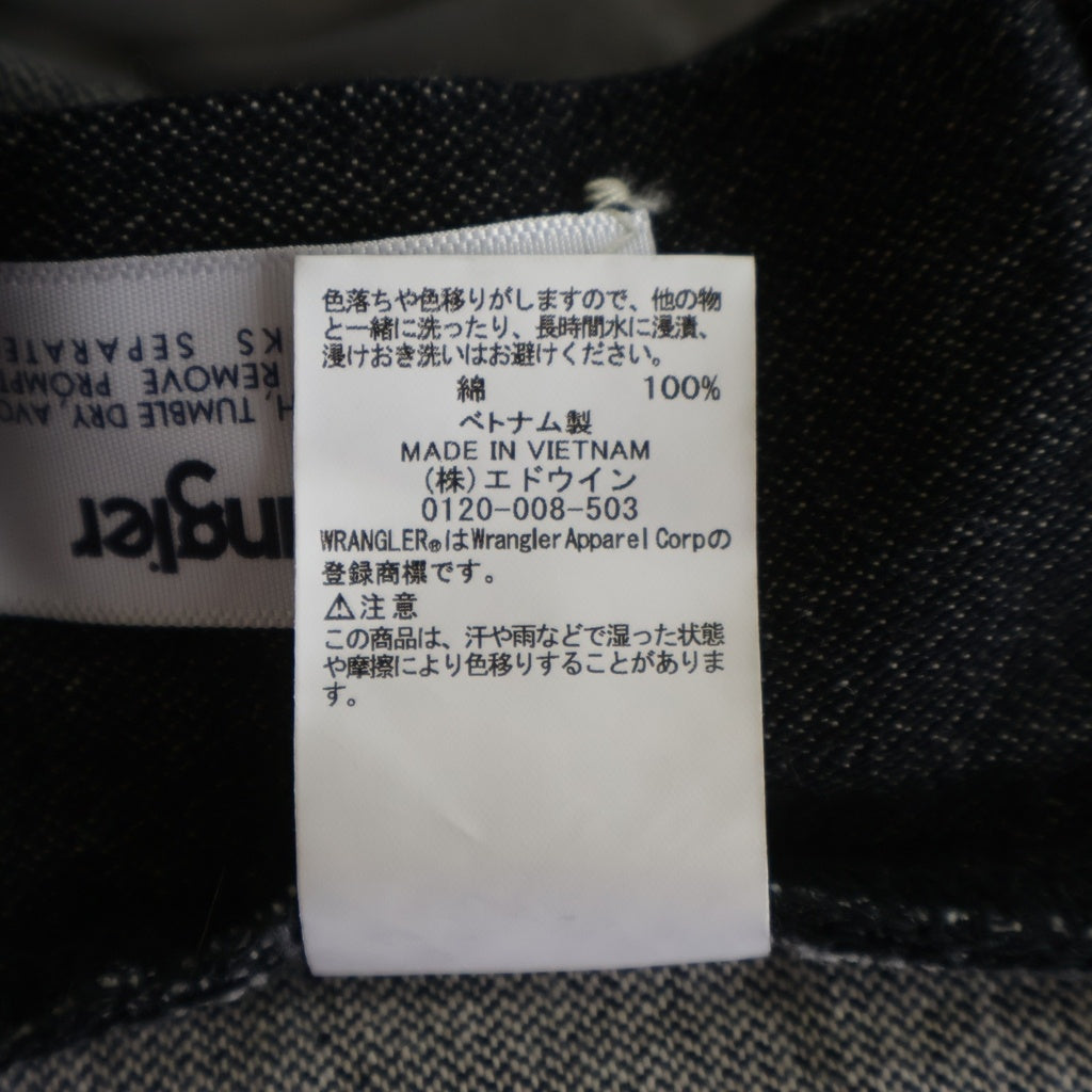 Wrangler(ラングラー) ×CAMPHOR WOOD カンファーウッド ジッパーフライ 2タックワイドデニムパンツ インディゴ WS0230