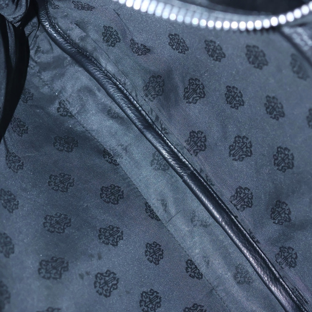 CHROME HEARTS(クロムハーツ) BRF CLL TRBK STRP ブリーフケース ビジネスバッグ 2way レザー クロスパッチ ブラック