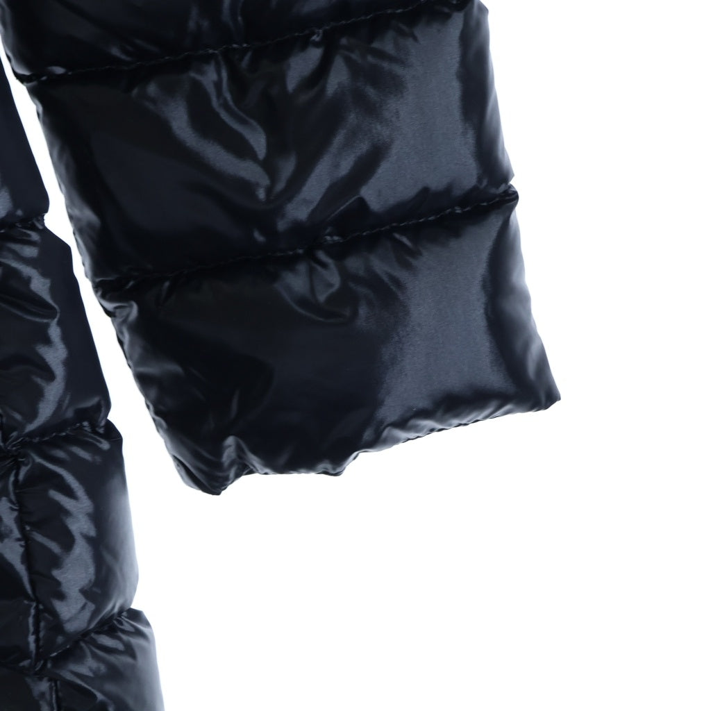 MONCLER(モンクレール) 23AW MOKA モカ フーデッド ジップアップ ダウン ロング ジャケット コート ブラック I29541C50110 68950 レディース