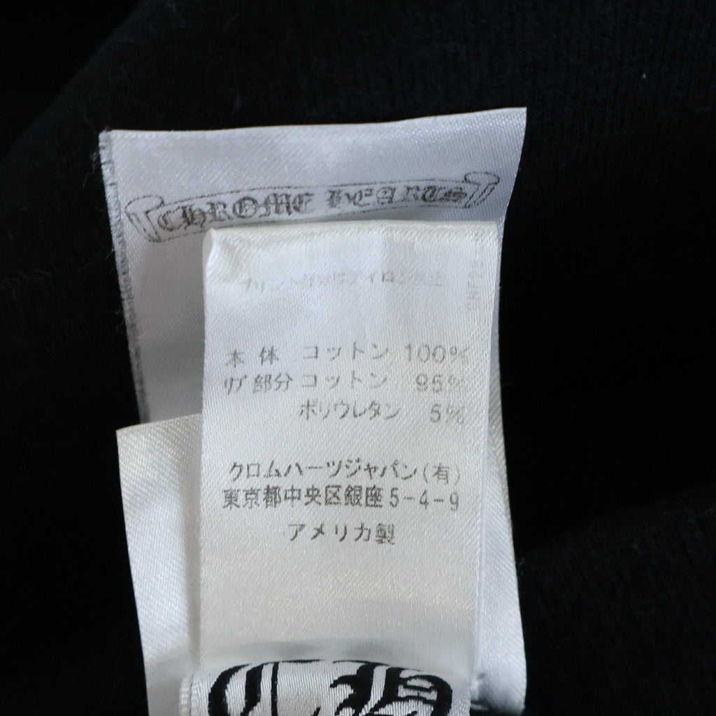 CHROME HEARTS(クロムハーツ) OSAKA Horseshoe Hoodie 大阪限定 ホースシューフーディ 袖プリント プルオーバー パーカー ブラック