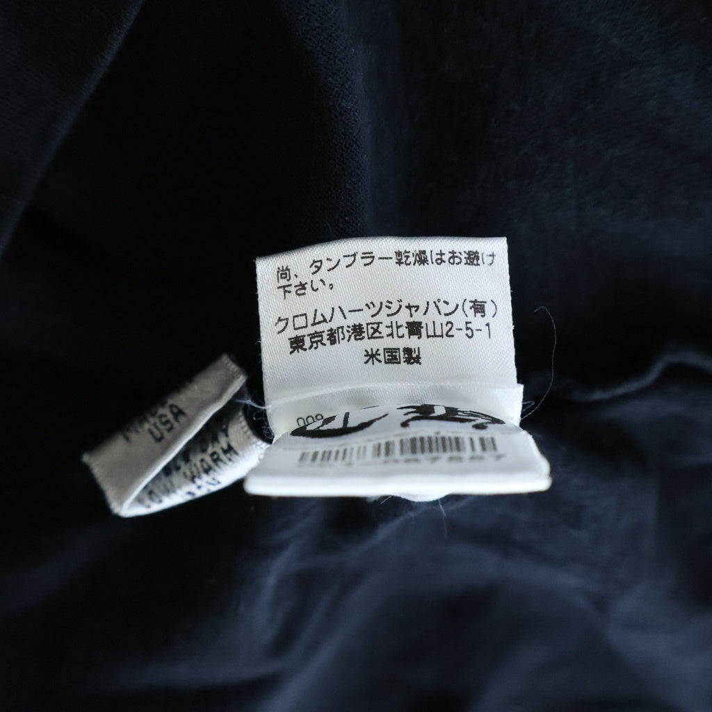 CHROME HEARTS(クロムハーツ) CH PLUS S/S TEE バックCHプラスプリント クルーネック 半袖Tシャツ ブラック
