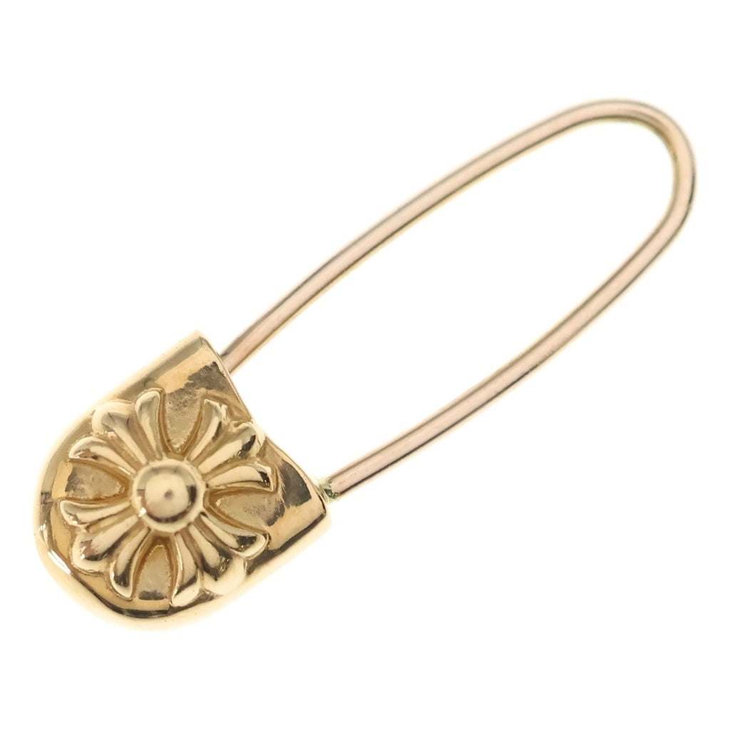 CHROME HEARTS(クロムハーツ) 22K ER SAFETY PIN セーフティピン ピアス ゴールド