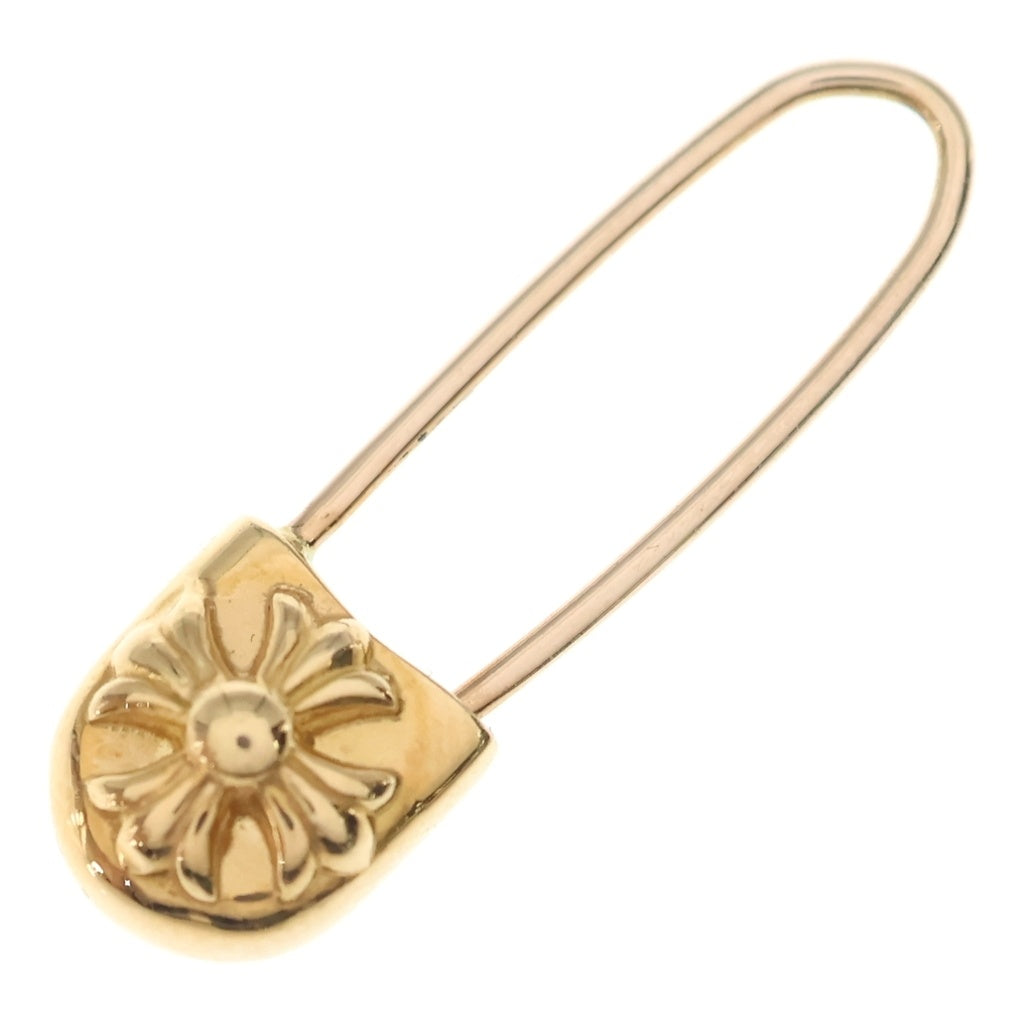 CHROME HEARTS(クロムハーツ) 22K ER SAFETY PIN セーフティピン ピアス ゴールド