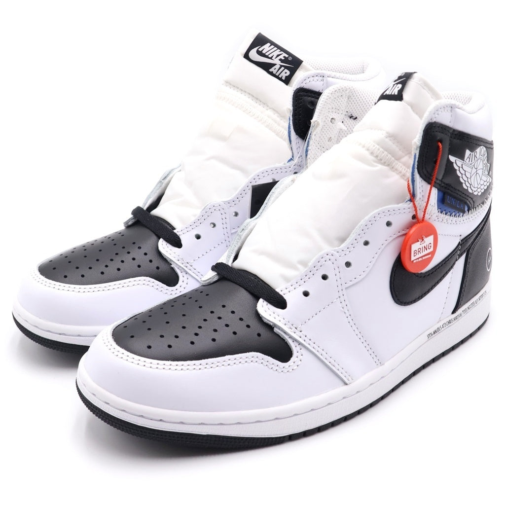 NIKE(ナイキ) ×Fragment Design ×UNION Air Jordan 1 ×フラグメントデザイン ×ユニオン エアジョーダン1 レトロ ハイカットスニーカー II7282-100 US10/28.0cm