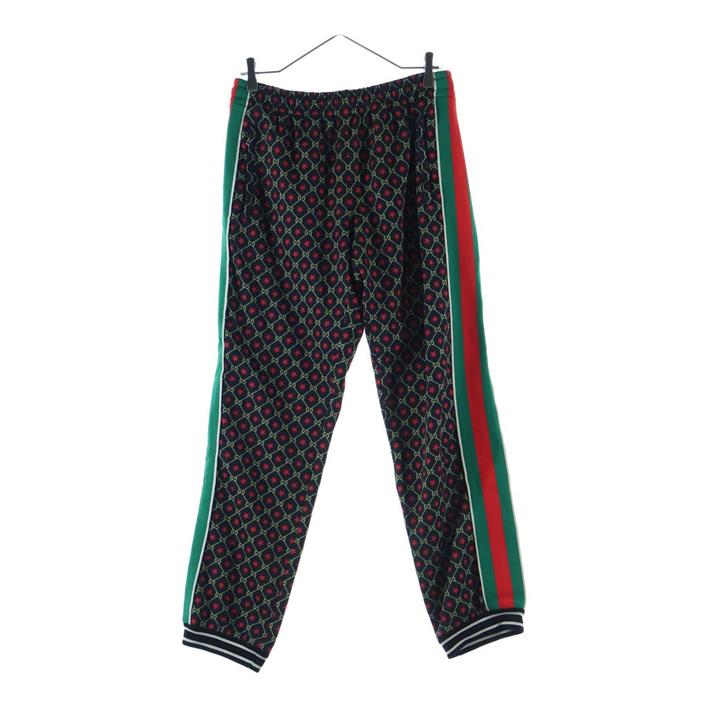 GUCCI(グッチ) 19AW GG Star Jersey Track Pants GGスタートラックパンツ ブラック 575735 XJBA6