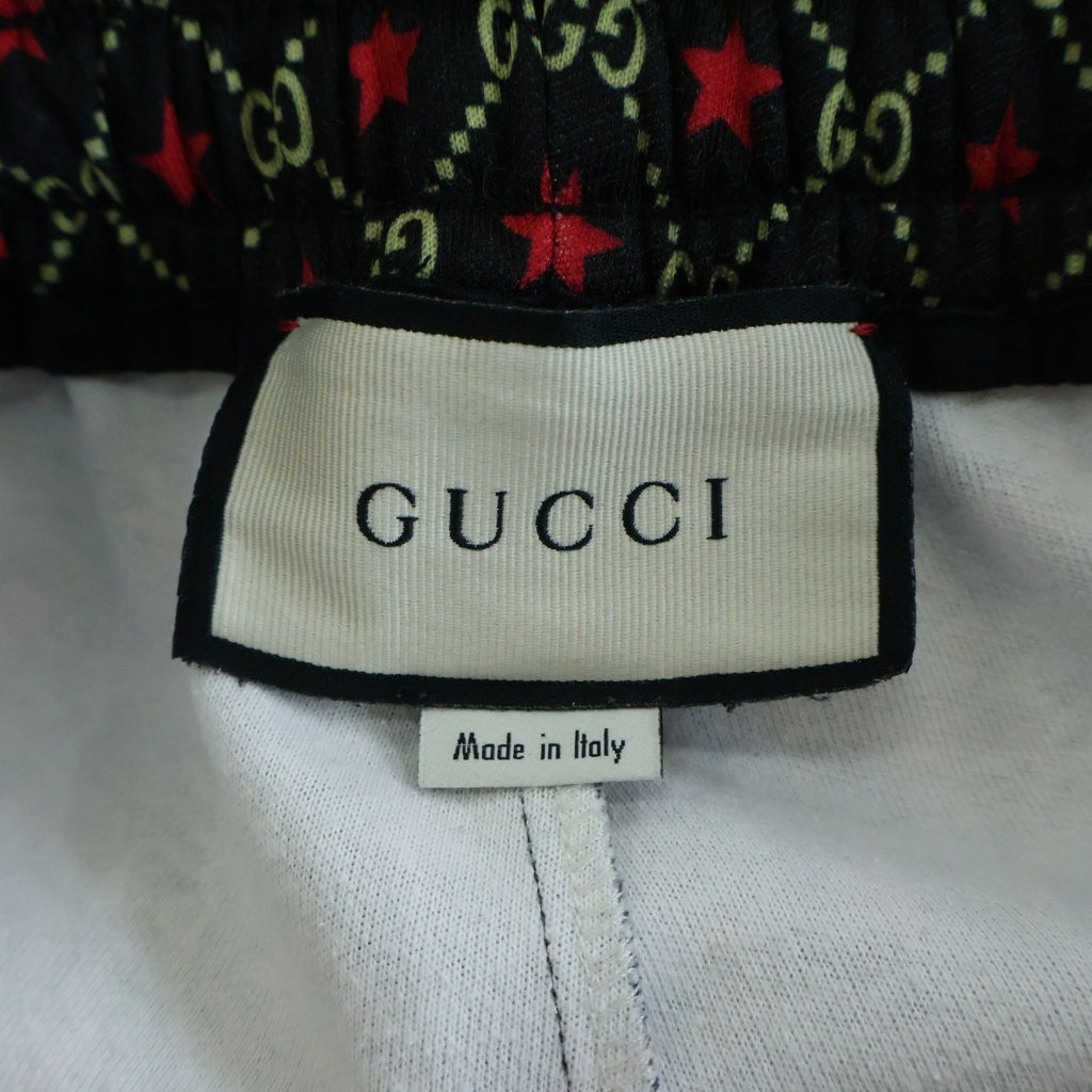 GUCCI(グッチ) 19AW GG Star Jersey Track Pants GGスタートラックパンツ ブラック 575735 XJBA6