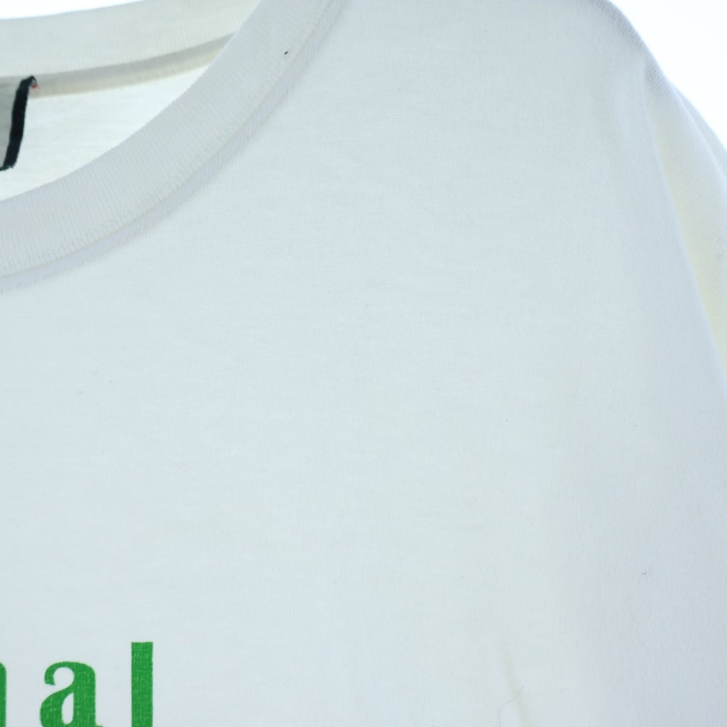 GUCCI(グッチ) 20SS オーバーサイズ フロントプリント クルーネック半袖Tシャツ ショートスリーブカットソー ホワイト 616036 XJCOQ