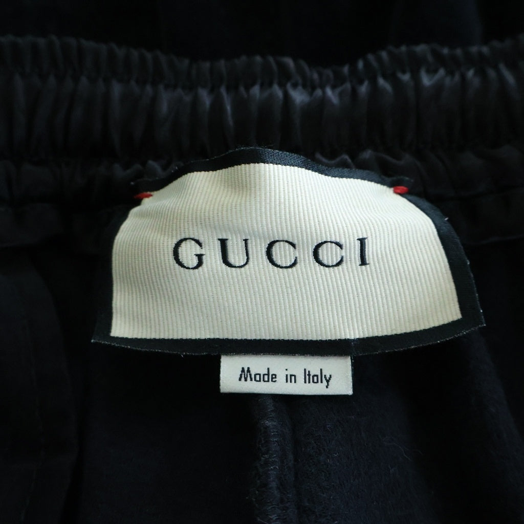 GUCCI(グッチ) ベロア サイドライン スウェットジョガーパンツ