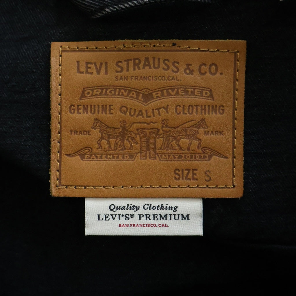 Levi's premium(リーバイスプレミアム) 30th 別注 Type 1 Trucker Jacket トラッカージャケット デニムジャケット ジージャン ブラック PC9-0022Q-0000