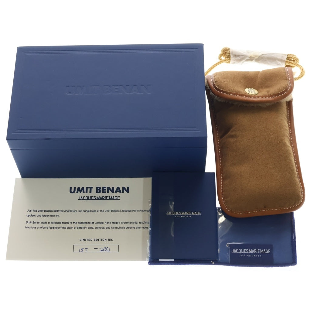 JACQUES MARIE MAGE(ジャック マリー マージュ) ×UMIT BENAN CAAN JMMNC88 ウミットベナン 200本限定 カラーレンズ サングラス ブラック/ブルー