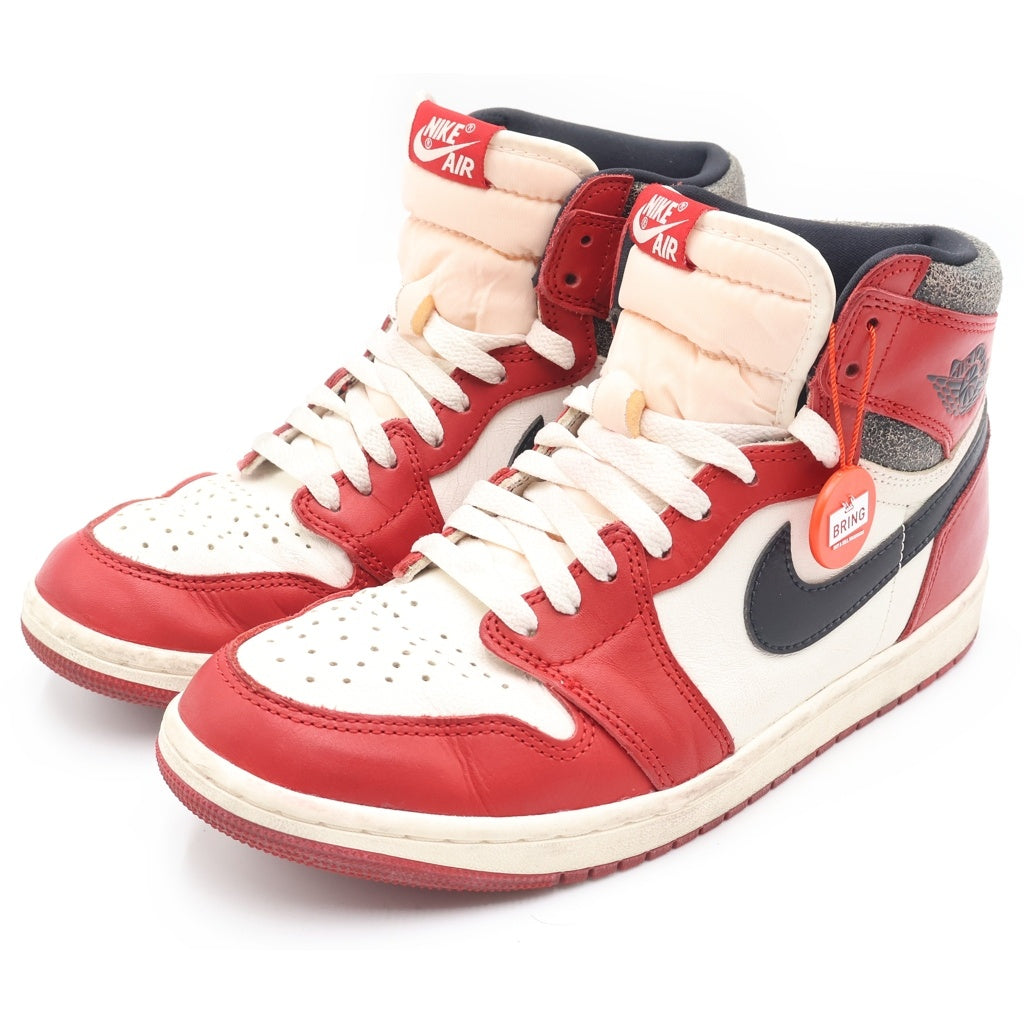 NIKE(ナイキ) AIR JORDAN 1 HIGH OG CHICAGO LOST & FOUND エアジョーダン1 ハイ ロスト アンド ファウンド ハイカットスニーカー レッド/ホワイト US9/27cm DZ5485-612