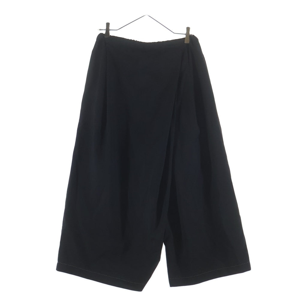 MARNI(マルニ) 25AW Tropical Wool Wrap Pants トロピカル ウール ダブルラップ パンツ ブラック PAMA0074S0 TW839