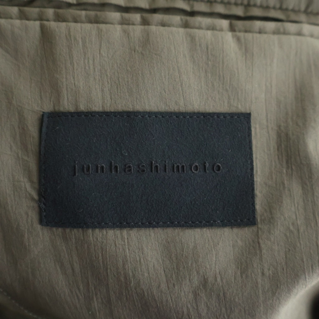 jun hashimoto(ジュンハシモト) 20SS SARASARA SET UP サラサラセットアップ ジャケット パンツ ナイロン カーキ 1032010013/1072010014