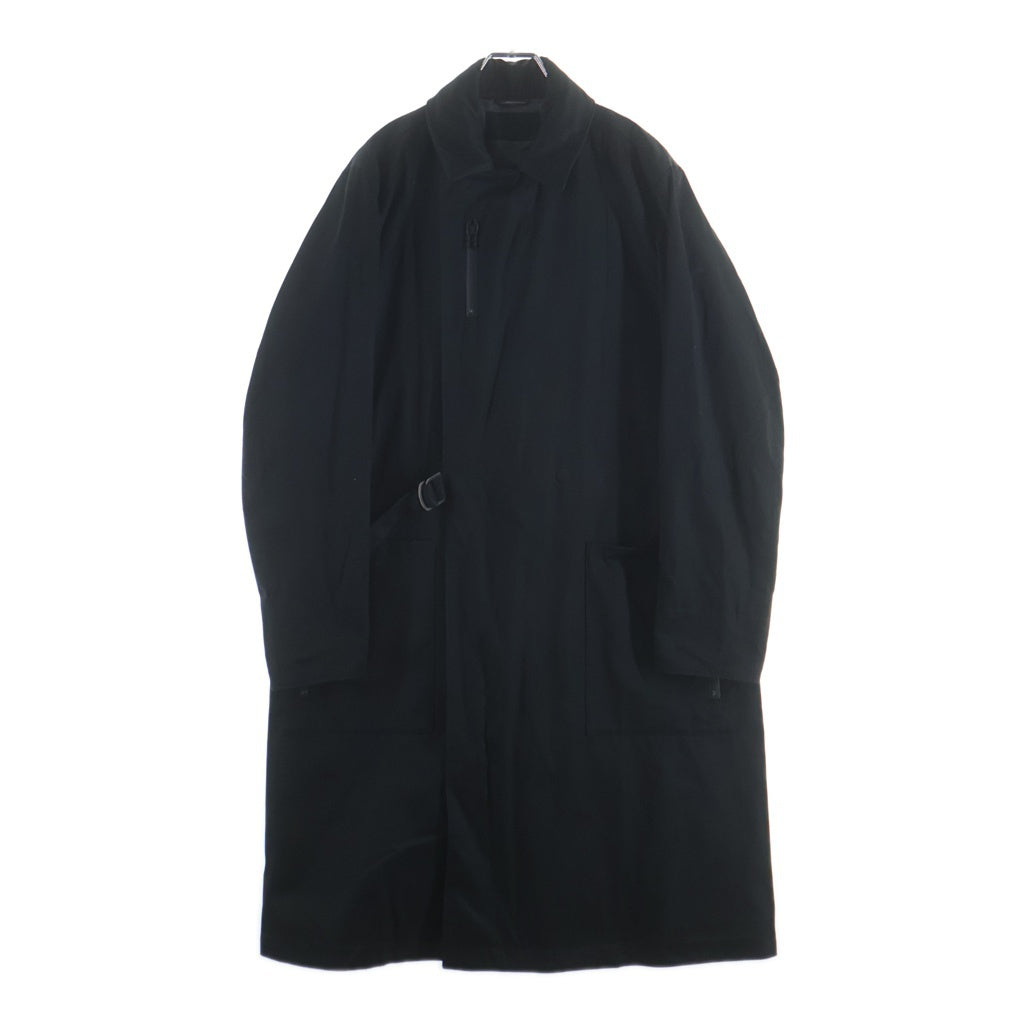 jun hashimoto(ジュンハシモト) 20AW MAG BUTTON TIELOKEN マグネットボタン タイロッケンコート ブラック 1012020001
