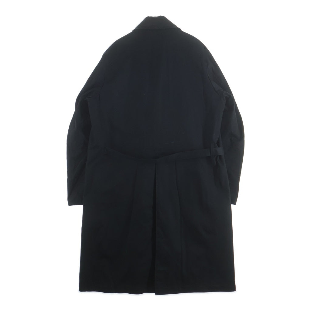 jun hashimoto(ジュンハシモト) 20AW MAG BUTTON TIELOKEN マグネットボタン タイロッケンコート ブラック 1012020001