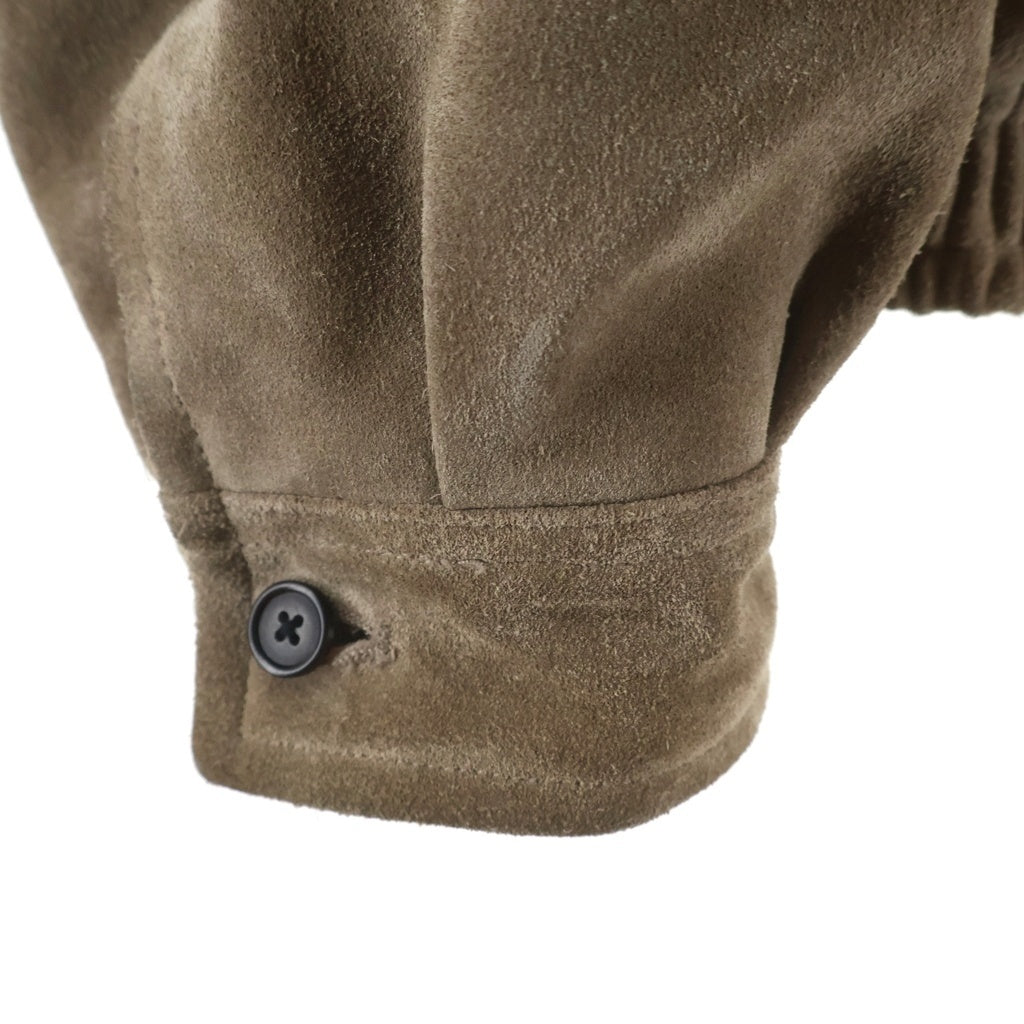 THE ROW(ザロウ) Ronan Suede Jacket ロナン スエードジャケット ジップアップブルゾン ブラウン 561 L237
