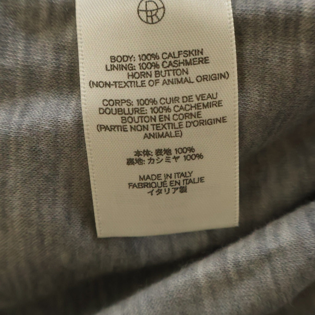 THE ROW(ザロウ) Ronan Suede Jacket ロナン スエードジャケット ジップアップブルゾン ブラウン 561 L237
