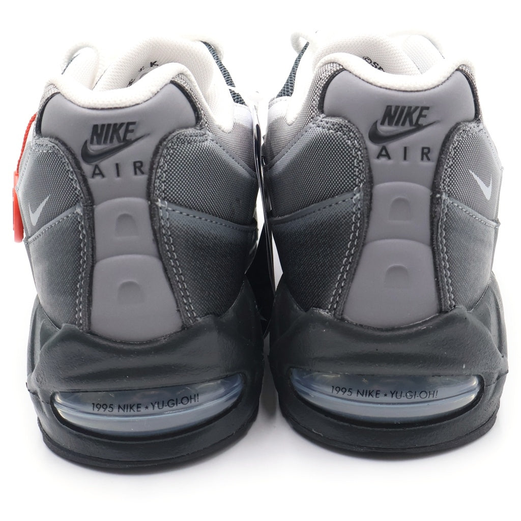 NIKE(ナイキ) ×Yu-Gi-Oh! AIR MAX 95 AIR MUSCLE/JONOUCJI 遊戯王 城之内 エアマックス95 エアマッスル ローカットスニーカー ホワイト/ブラック US9/27cm II7404-100