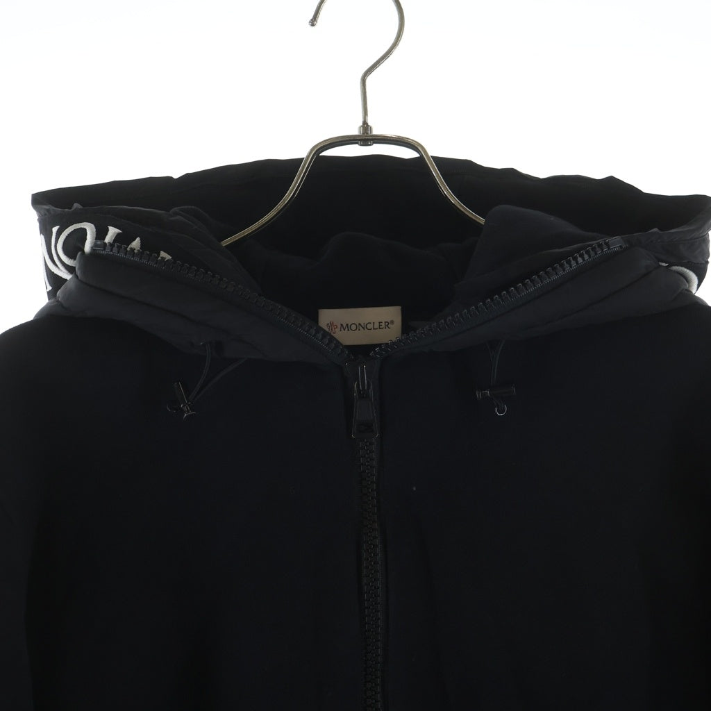 MONCLER(モンクレール) 18AW MAGLIA CARDIGAN ダブルフード ジップアップパーカー ブラック D20918422000 08451