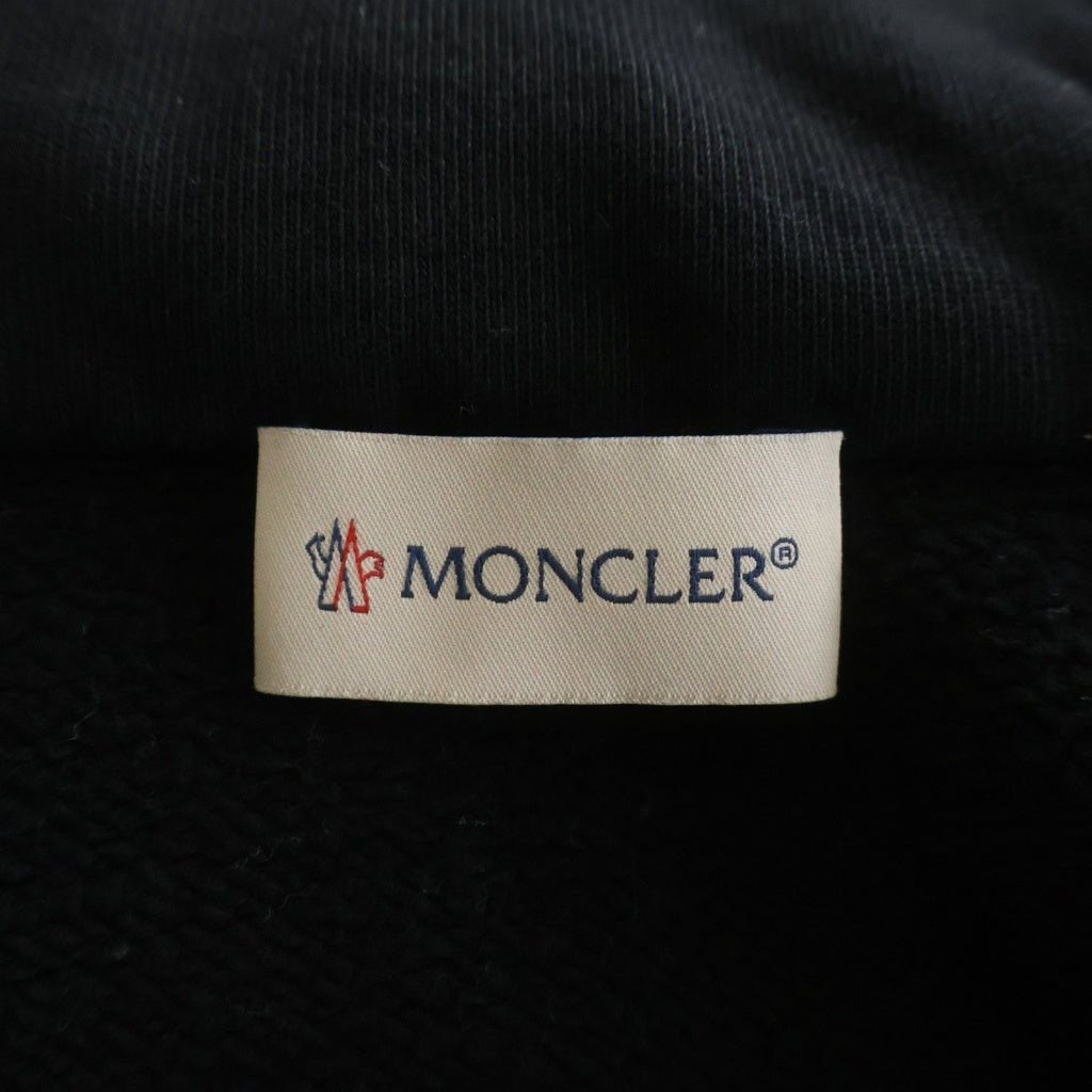 MONCLER(モンクレール) 18AW MAGLIA CARDIGAN ダブルフード ジップアップパーカー ブラック D20918422000 08451