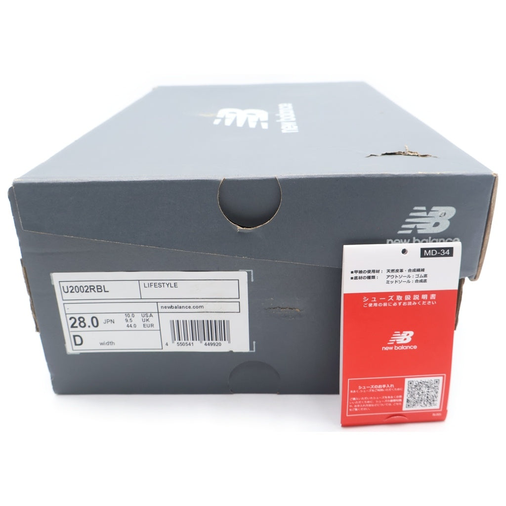 New Balance(ニューバランス) ローカットスニーカー シューズ ブラック U2002RBL US10/28cm