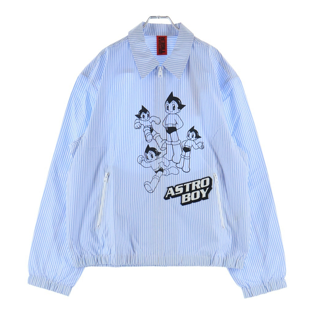 Onitsuka Tiger(オニツカタイガー) ×鉄腕アトム 75th Shirts 75周年記念 長袖シャツジャケット ホワイト/ブルー 2183B288