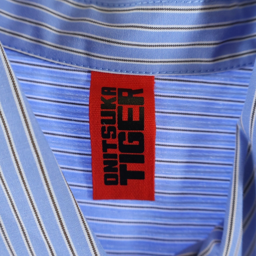 Onitsuka Tiger(オニツカタイガー) ×鉄腕アトム 75th Shirts 75周年記念 長袖シャツ ホワイト/ブルー 2183B320
