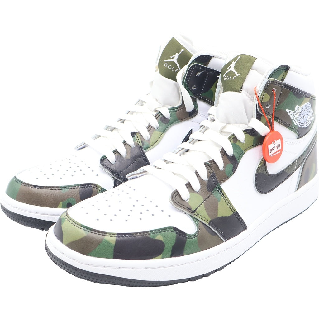 NIKE(ナイキ) AIR JORDAN 1 HIGH GOLF DQ0660-300 エアジョーダン1 ゴルフ ハイカットスニーカー グリーン/ホワイト US12/30.0m