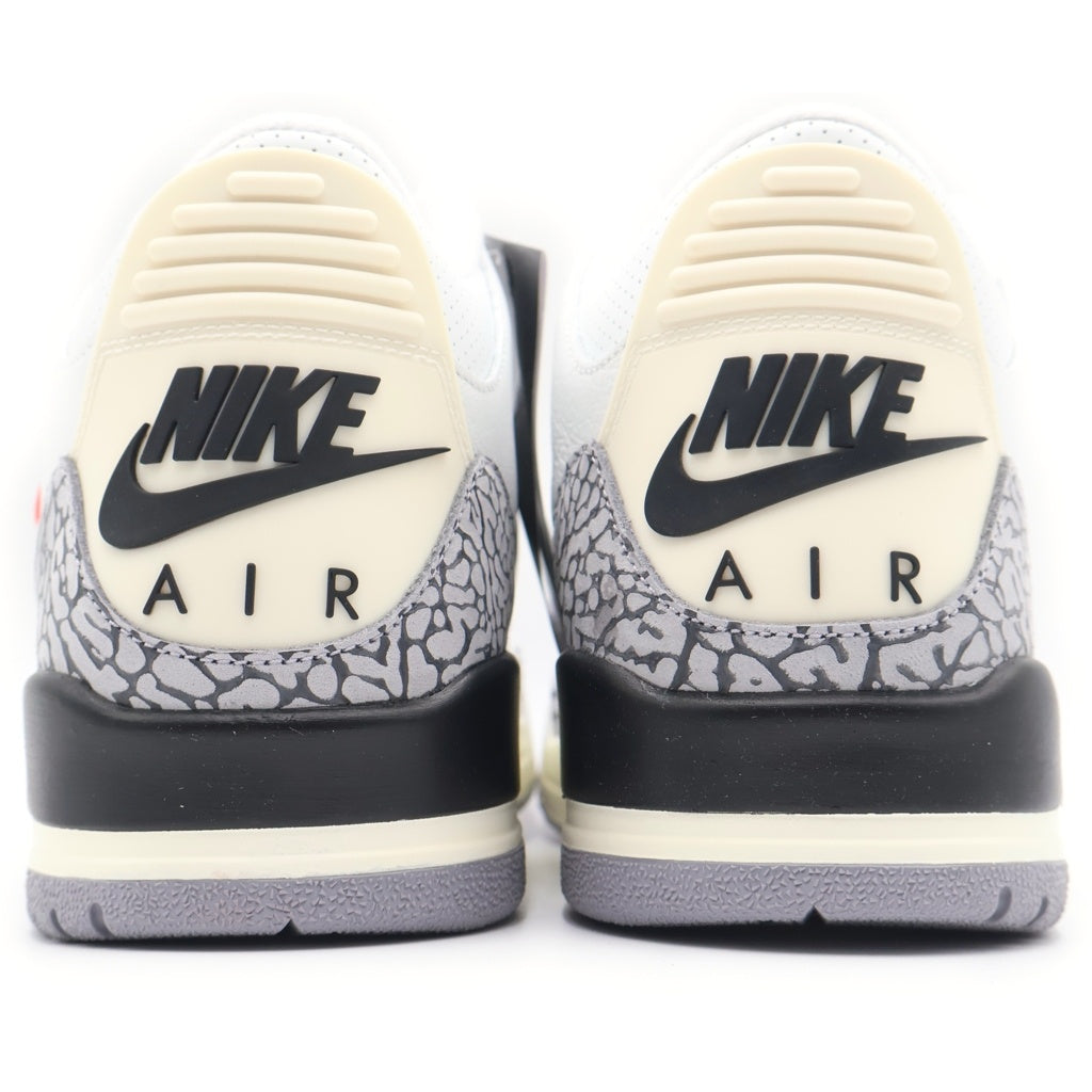 NIKE(ナイキ) AIR JORDAN 3 RETRO WHITE CEMENT REIMAGINED DN3707-100 エアジョーダン3 ホワイトセメント ホワイト/ブラック ミッドカットスニーカー US12/30.0cm