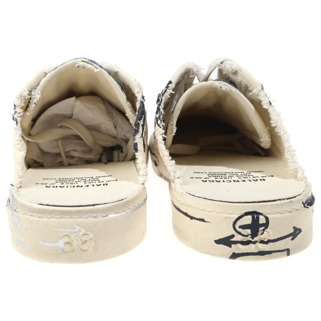 BALENCIAGA(バレンシアガ) DENIM SLIPPERS 総柄ミュール サンダル