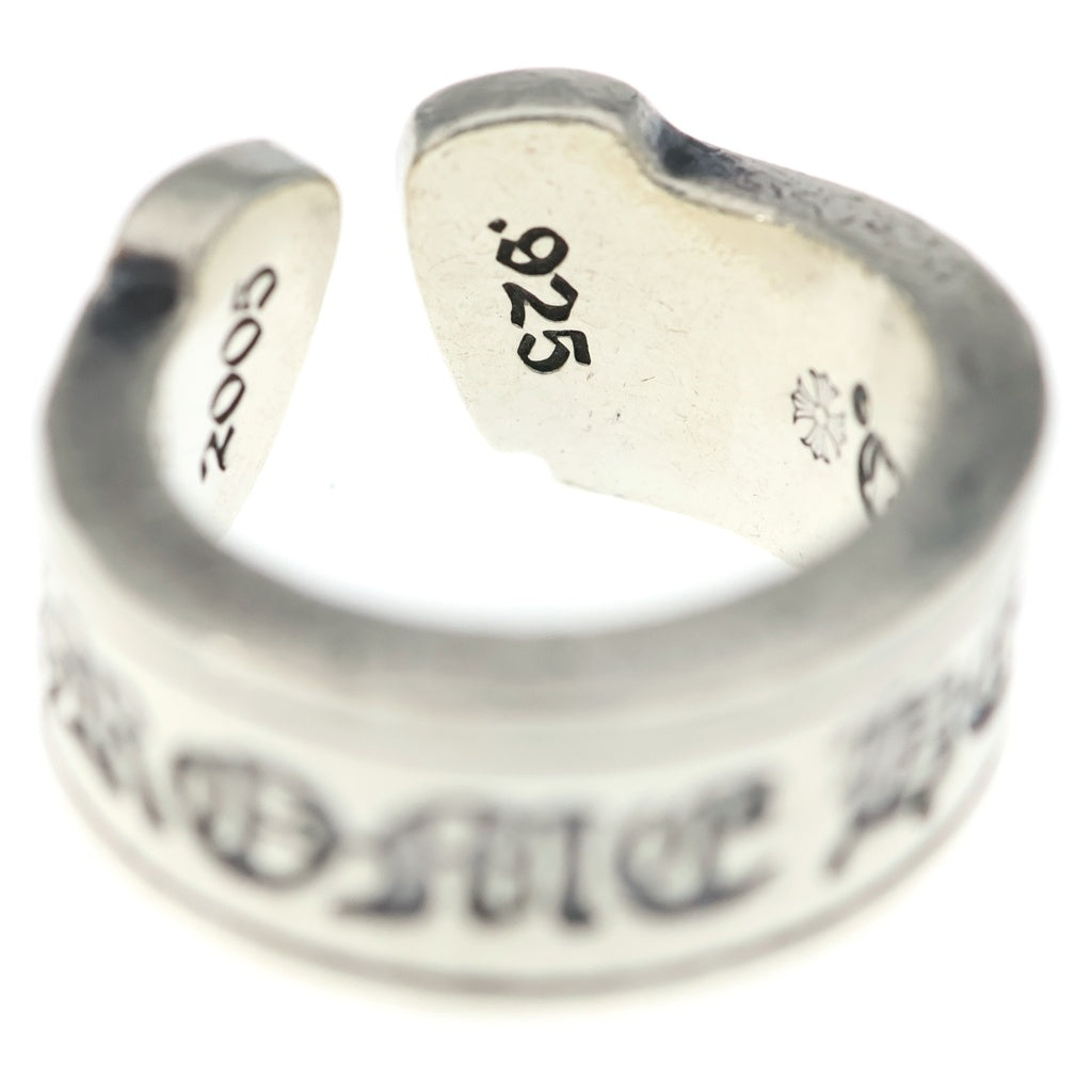 CHROME HEARTS(クロムハーツ) LG SCROLL LABEL ラージスクロールラベル リング シルバーBCA383