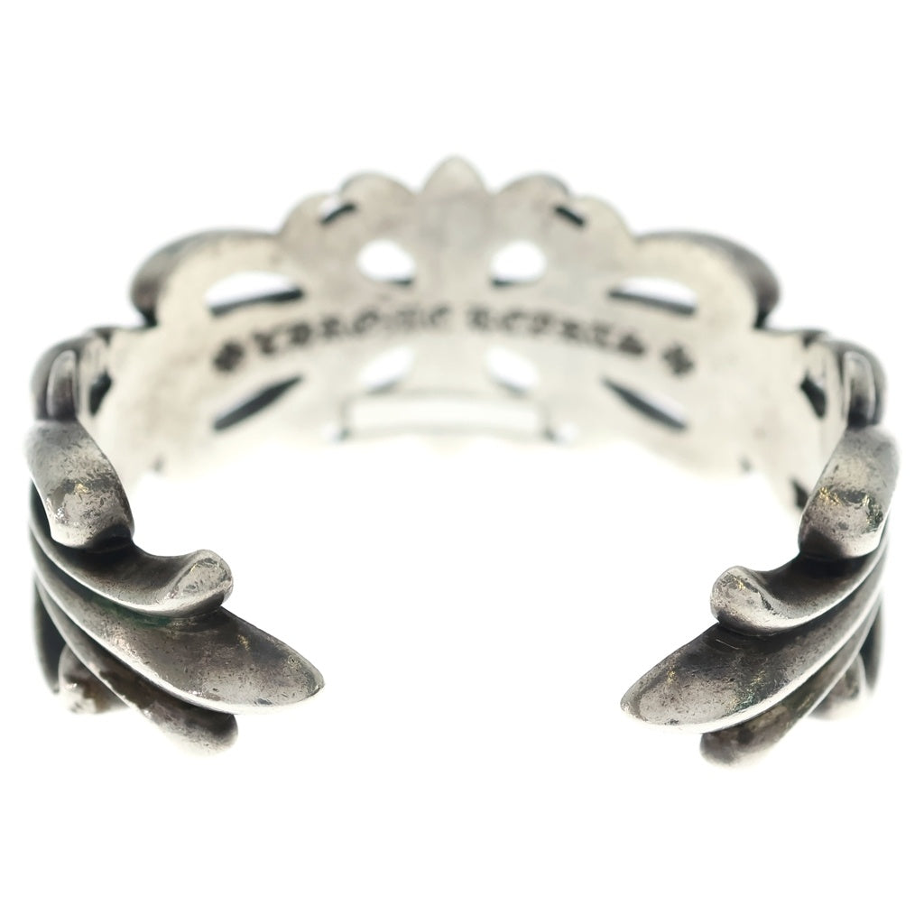 CHROME HEARTS(クロムハーツ) ダブルフローラルクロス カフ バングル ブレスレット