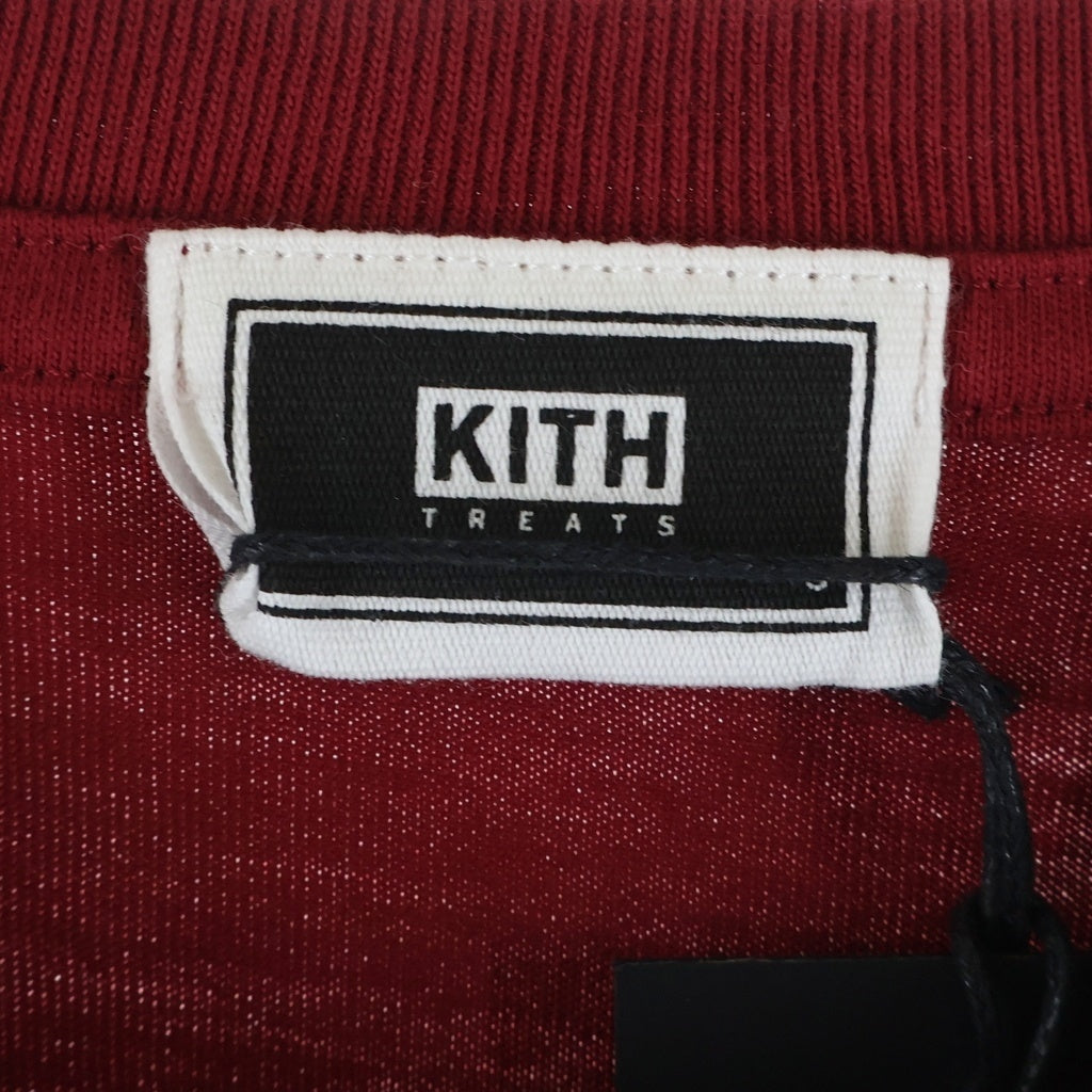KITH(キス) TREATS YEAR PF THE HORSE TEE フロントロゴプリント クルーネック 半袖Tシャツ レッド 26-073-066-0000-1-0
