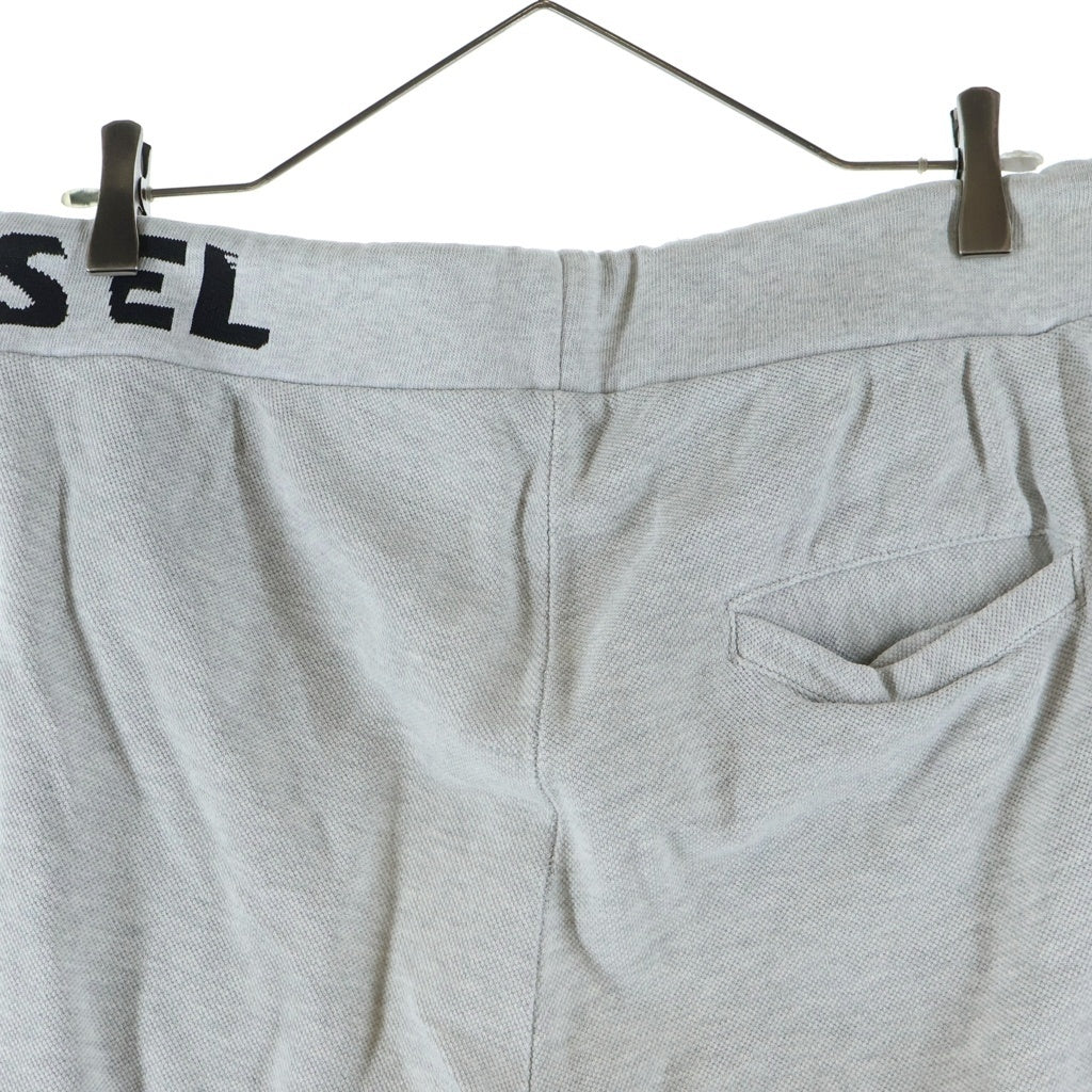 DIESEL(ディーゼル) ウエストロゴ スウェット ジョガーパンツ グレー