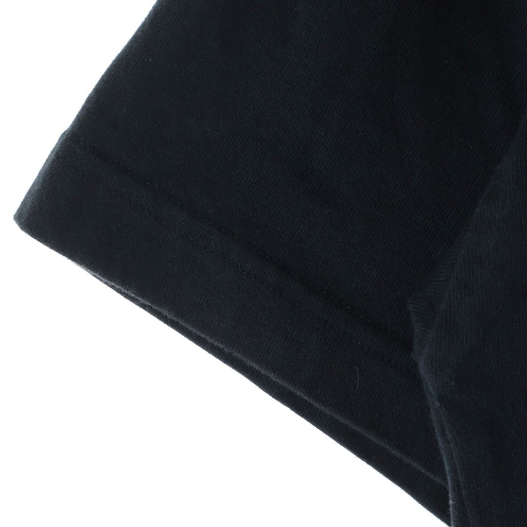 BALENCIAGA(バレンシアガ) BBロゴ ラインストーン装飾 クルーネック 半袖Tシャツ ブラック 612965 TMVP2