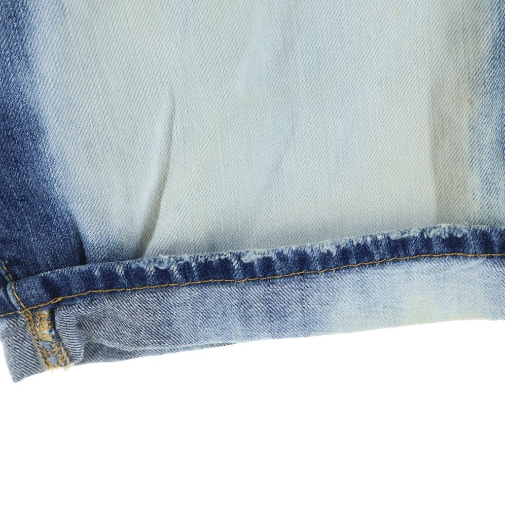 DSQUARED2(ディースクエアード) 15SS デニム ツイルボタンフライショーツ ハーフパンツ ブルー S74MU0358 S39781
