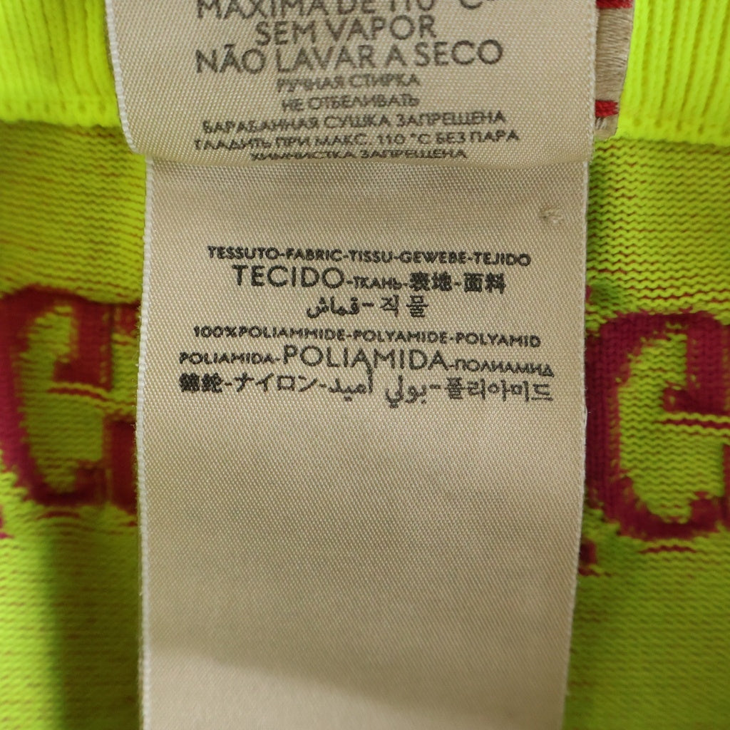 GUCCI(グッチ) GGロゴ総柄 キッズ レギンス ピンク/イエロー 692058 4KAA5