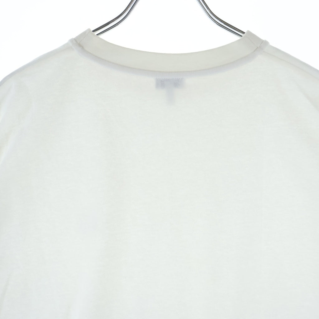 LOEWE(ロエベ) アナグラムロゴ刺繍 クルーネック 半袖Tシャツ ホワイト H526Y22XBC