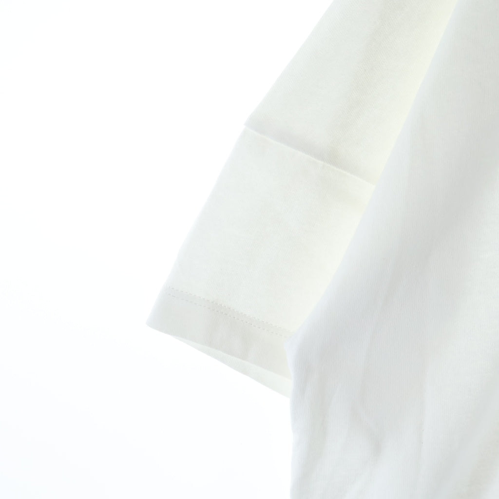 LOEWE(ロエベ) アナグラムロゴ刺繍 クルーネック 半袖Tシャツ ホワイト H526Y22XBC