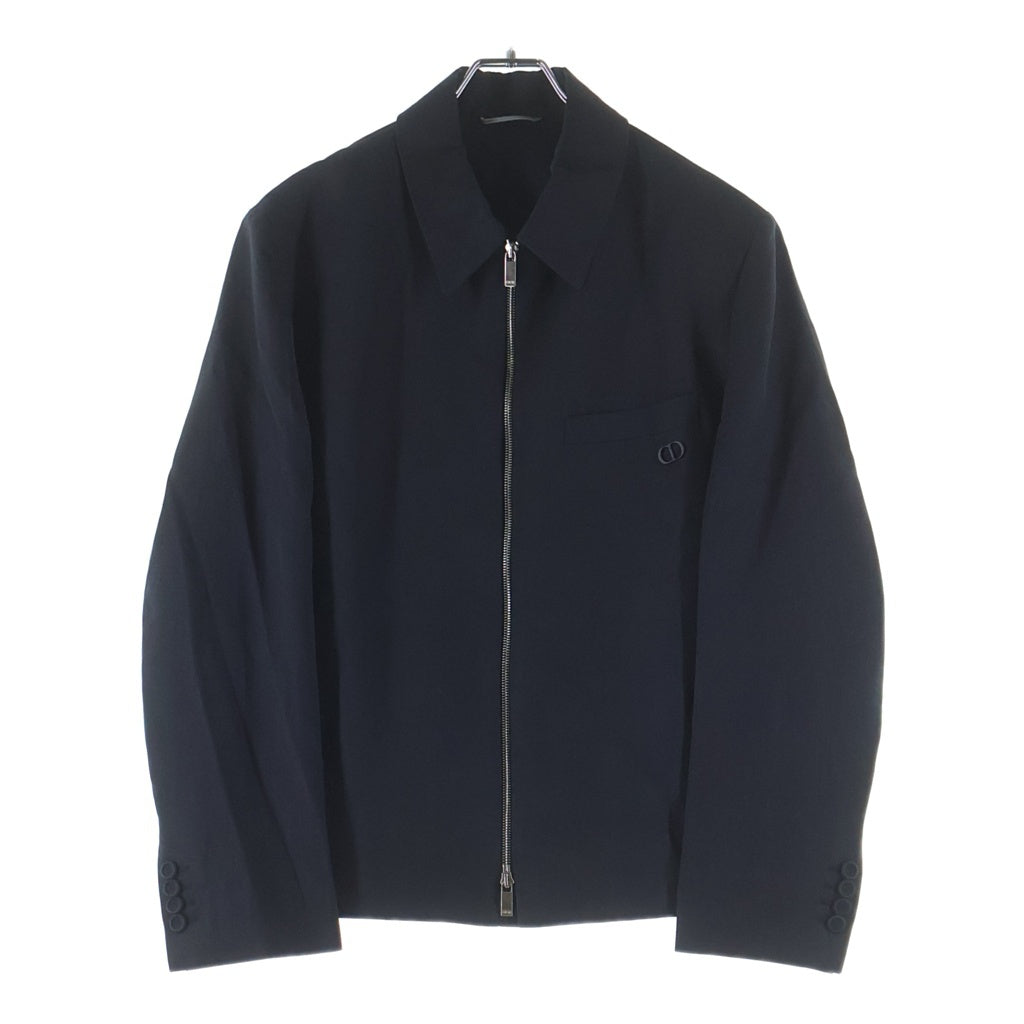 DIOR(ディオール) CDロゴ ダブルジップアップジャケット ブルゾン グレー 193C243C6052