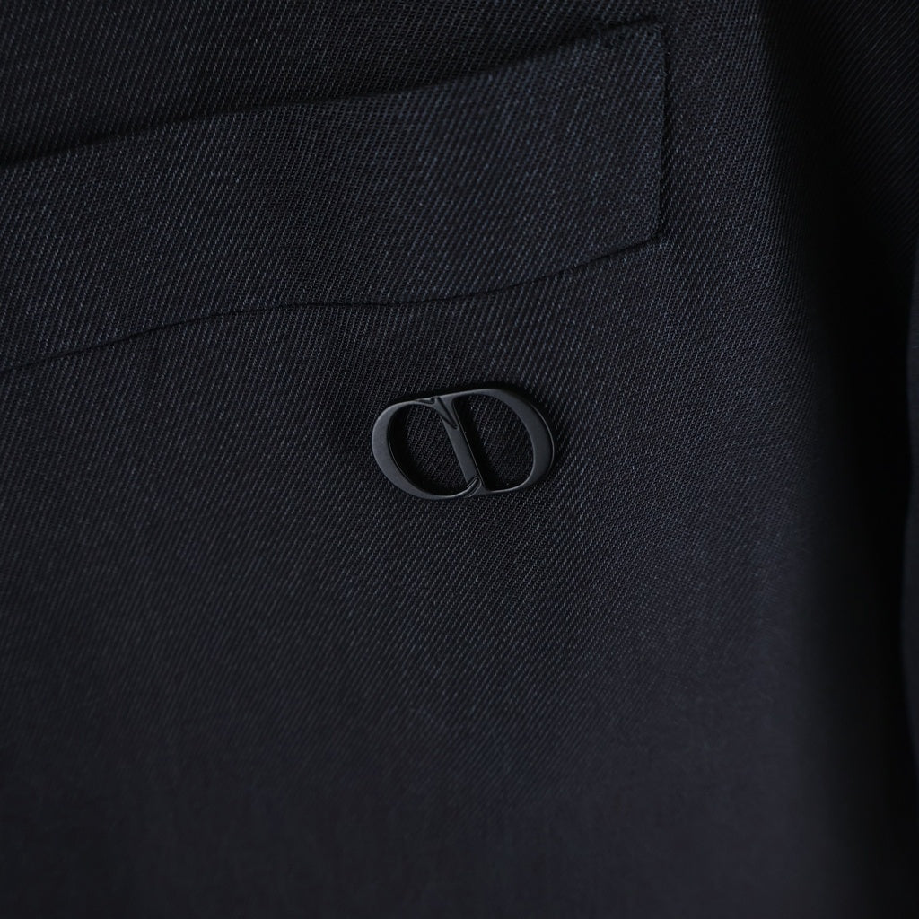 DIOR(ディオール) CDロゴ ダブルジップアップジャケット ブルゾン グレー 193C243C6052