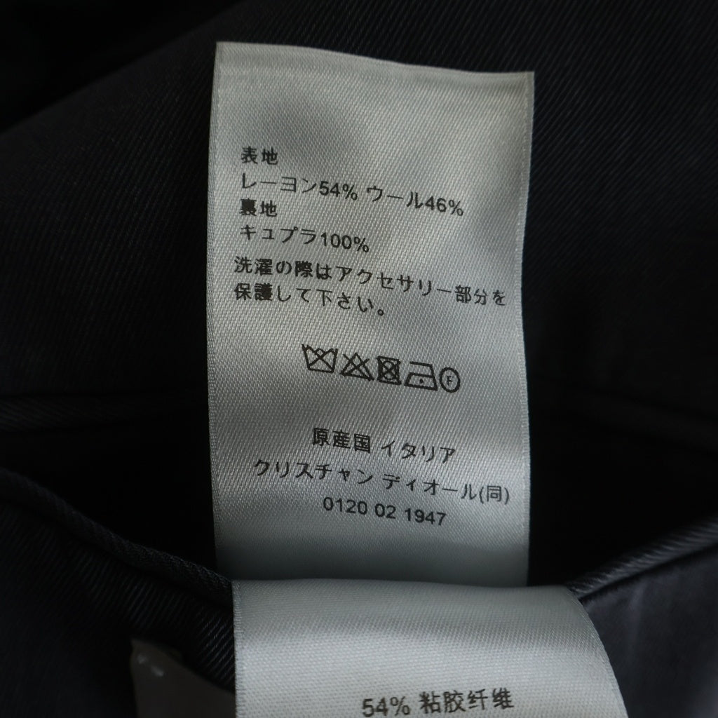 DIOR(ディオール) CDロゴ ダブルジップアップジャケット ブルゾン グレー 193C243C6052