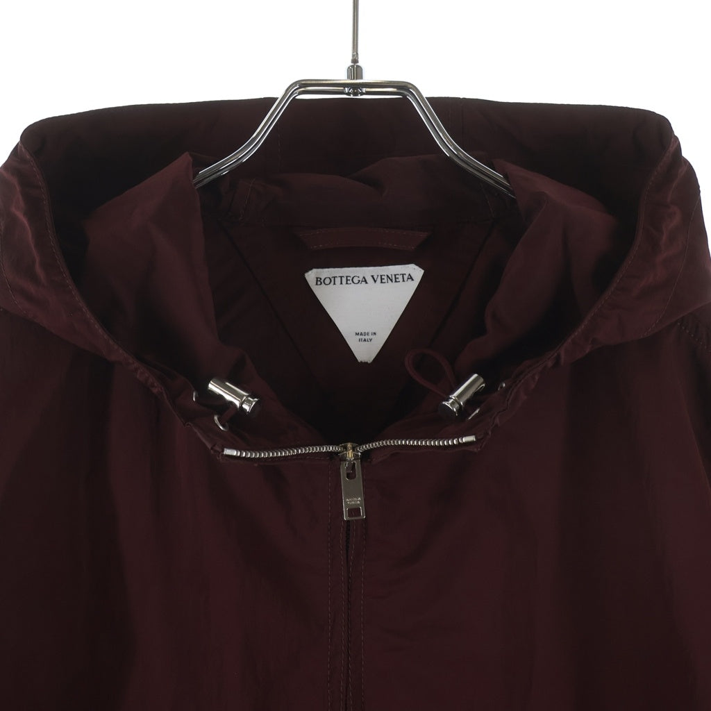BOTTEGA VENETA(ボッテガヴェネタ) ナイロンジャケット ジップアップマウンテンパーカー ボルドー 804236 VF4K0
