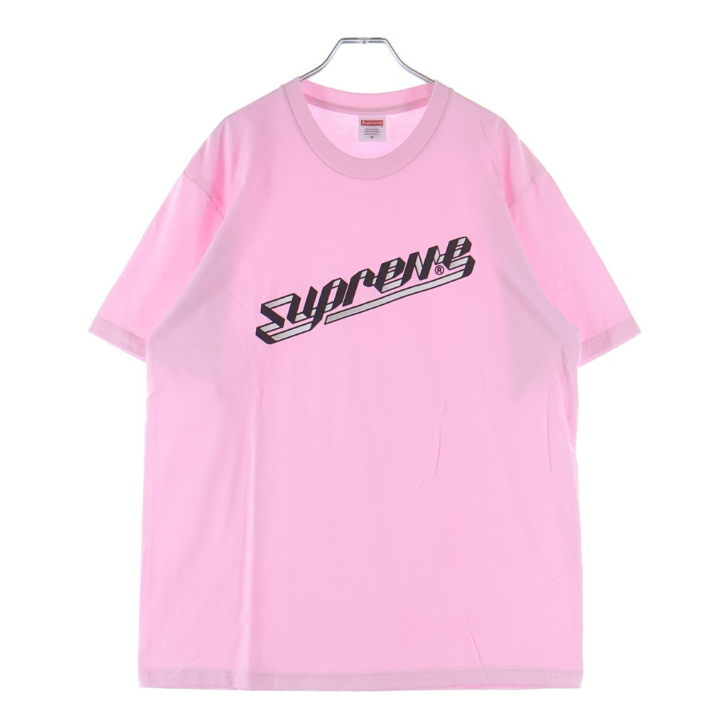 Supreme ロゴ Tシャツ Lサイズ ピンク SUPREME(シュプリーム) 23AW Banner S/S TEE バナー 半袖 クルーネック