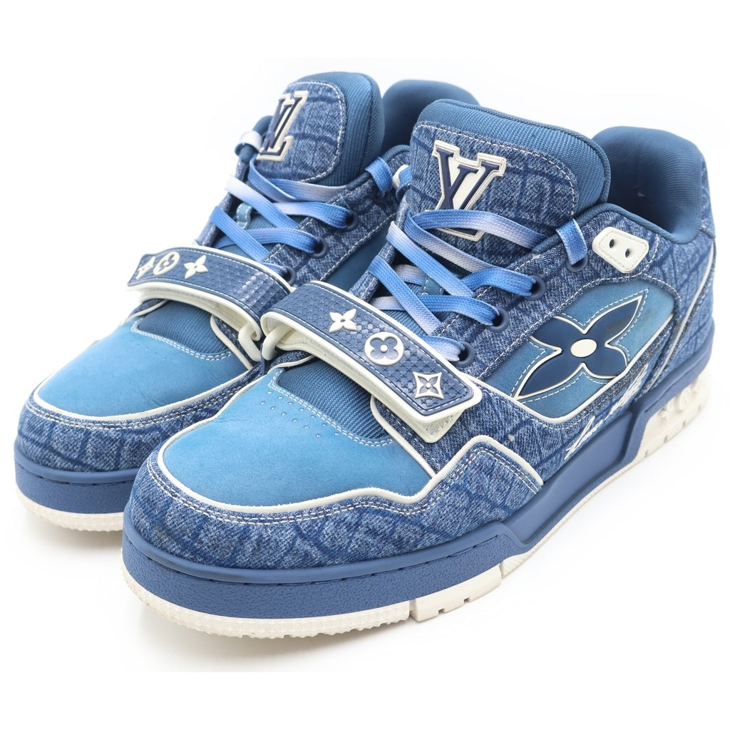 LOUIS VUITTON(ルイヴィトン) LV Trainer トレーナー デニム ローカットスニーカー ブルー 1ADE31