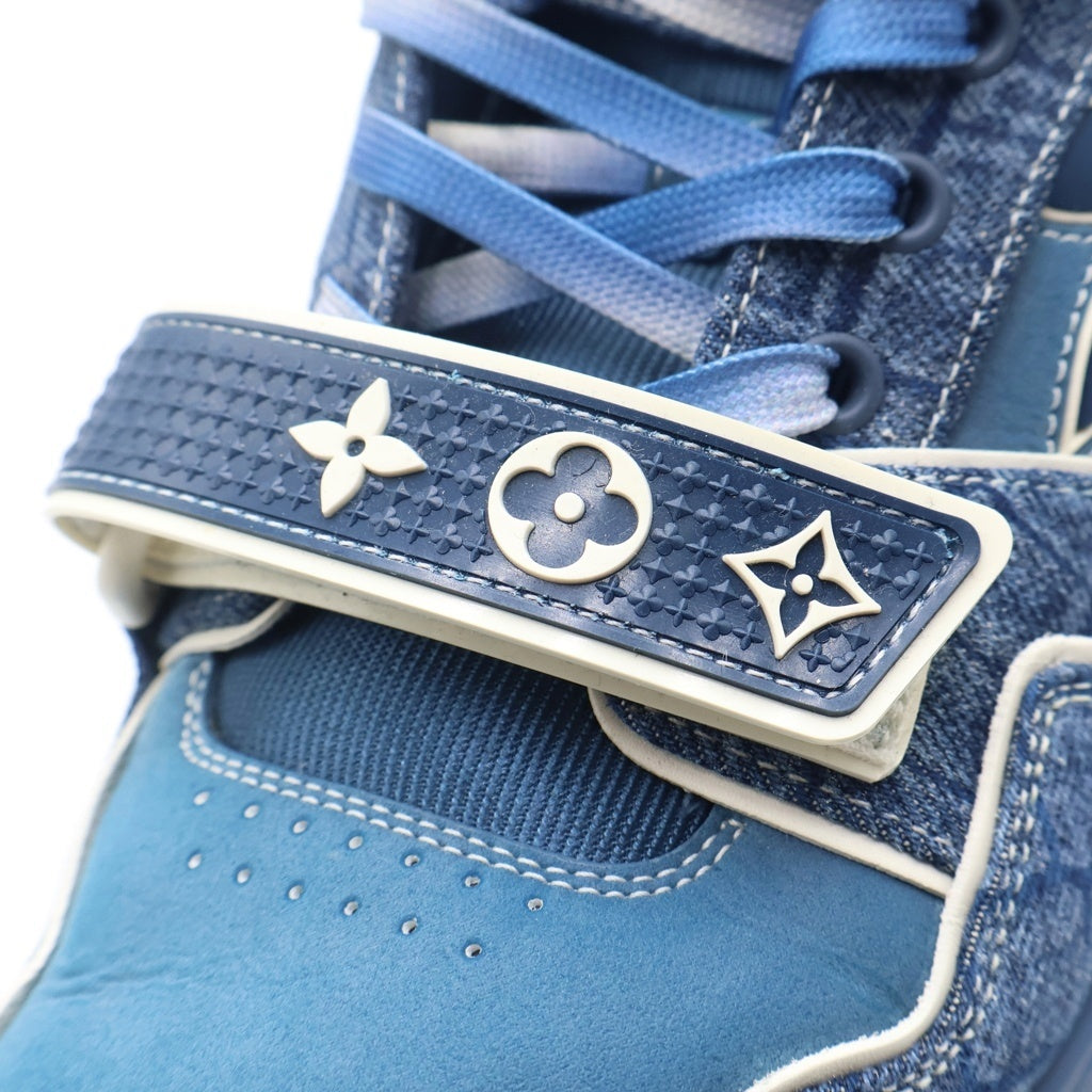 LOUIS VUITTON デニムブルー スニーカー LOUIS VUITTON(ルイヴィトン) LV Trainer トレーナー デニム