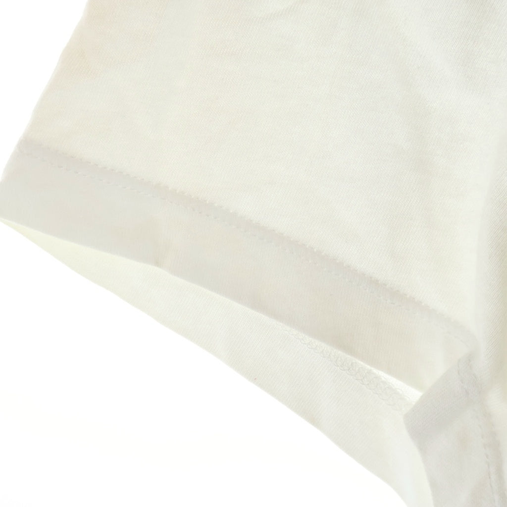 BURBERRY(バーバリー) 総柄プリント クルーネック 半袖Tシャツ ホワイト 4073848/68L