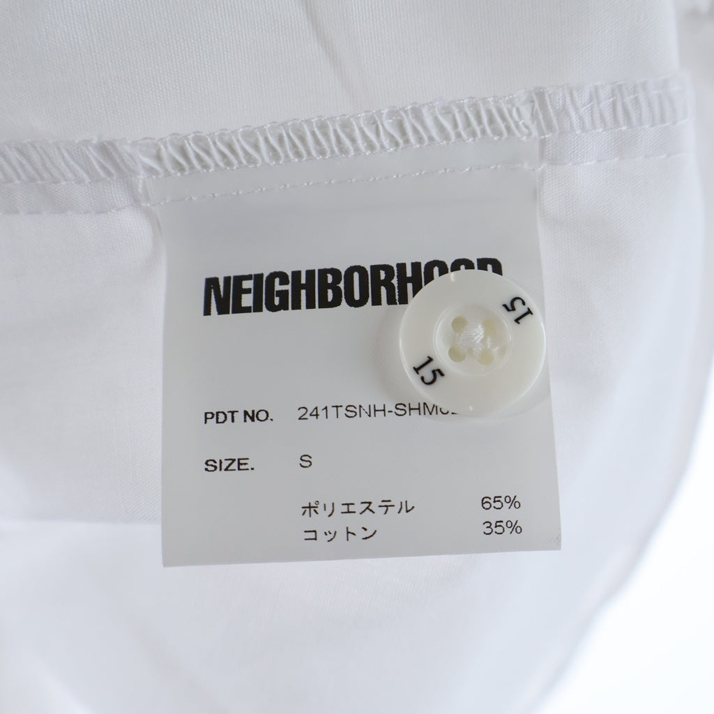 NEIGHBORHOOD クラシックホワイトシャツ TRUCE ラジカセ S長袖 NEIGHBORHOOD(ネイバーフッド) 24SS CLASSIC WORK SHIRT SS 241TSNH